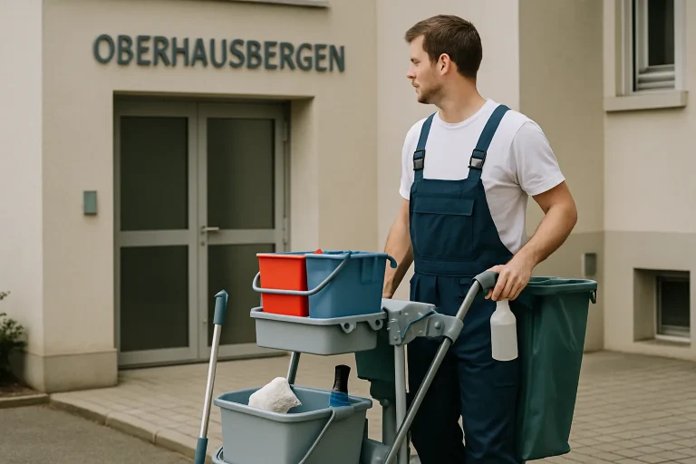 Équipe de nettoyage professionnelle à Oberhausbergen, utilisant des équipements modernes.