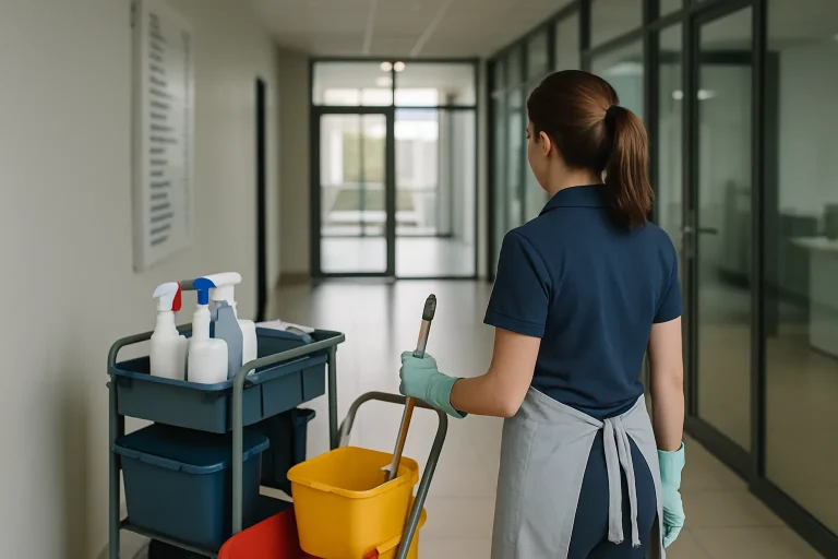 Équipe de nettoyage dans un appartement insalubre à Reichshoffen, avec équipements modernes.