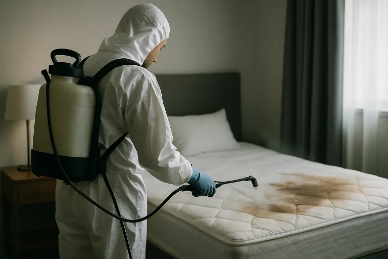 Nettoyage post-décès : impact des résidus biologiques sur la santé publique